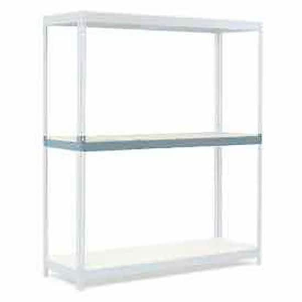 Global Industrial Additional Level For Wide Span Rack 60Wx24D Wood Deck 1200 Lb Cap., Gray B2296835 - main